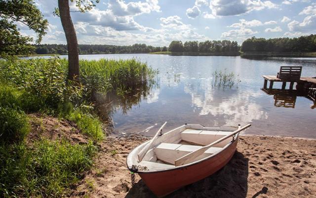Domwigierski Pl -Jeziorki -Gr- Comfort-Ferienhaus-Polen - Wlasna Linia Brzegowa I Sauna Wysoki Most  Eksteriør bilde