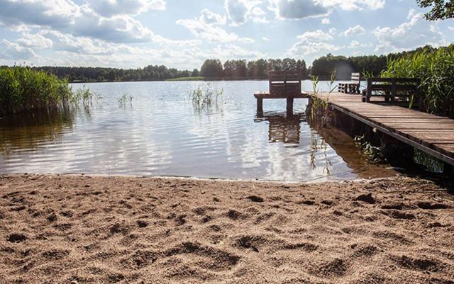 Domwigierski Pl -Jeziorki -Gr- Comfort-Ferienhaus-Polen - Wlasna Linia Brzegowa I Sauna Wysoki Most  Eksteriør bilde