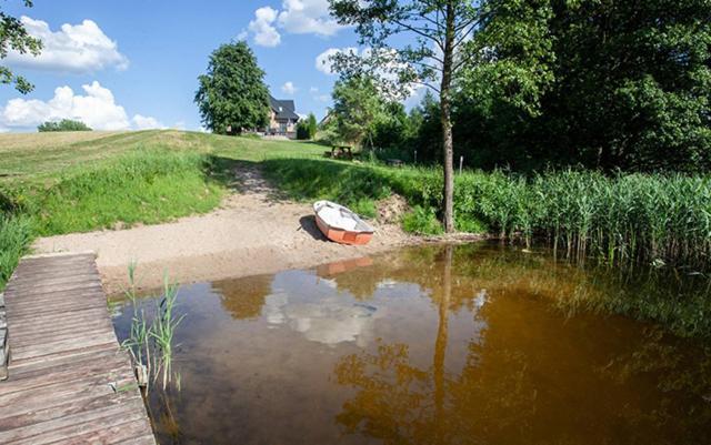 Domwigierski Pl -Jeziorki -Gr- Comfort-Ferienhaus-Polen - Wlasna Linia Brzegowa I Sauna Wysoki Most  Eksteriør bilde