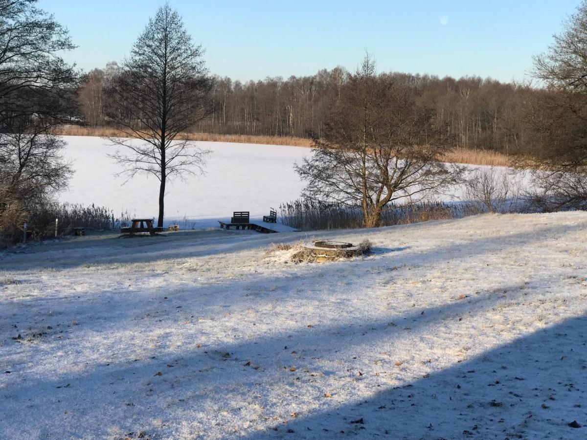 Domwigierski Pl -Jeziorki -Gr- Comfort-Ferienhaus-Polen - Wlasna Linia Brzegowa I Sauna Wysoki Most  Eksteriør bilde