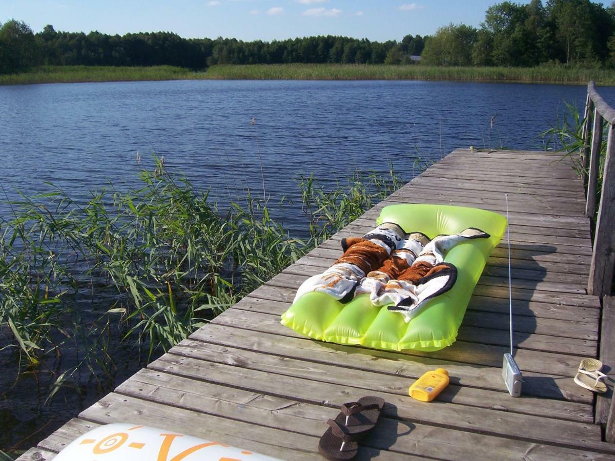 Domwigierski Pl -Jeziorki -Gr- Comfort-Ferienhaus-Polen - Wlasna Linia Brzegowa I Sauna Wysoki Most  Eksteriør bilde