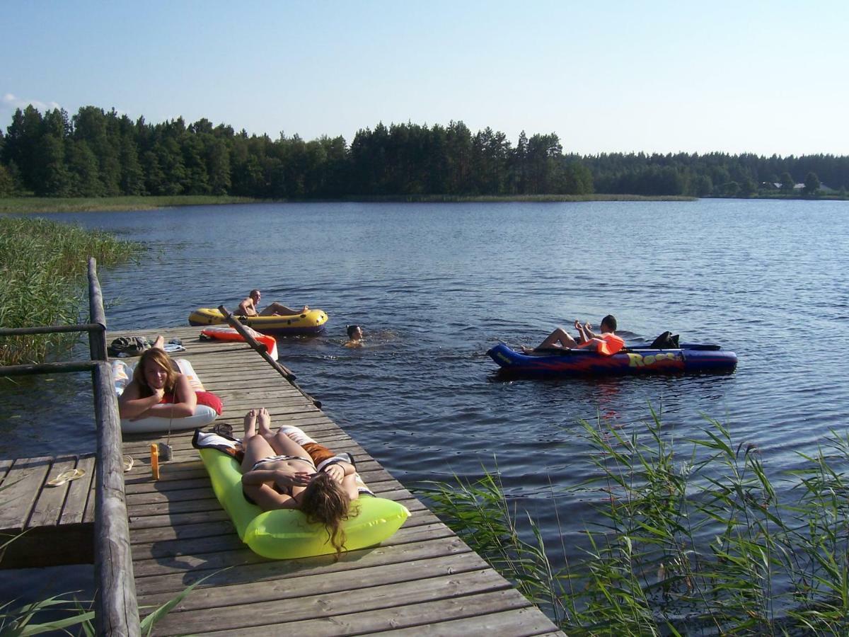 Domwigierski Pl -Jeziorki -Gr- Comfort-Ferienhaus-Polen - Wlasna Linia Brzegowa I Sauna Wysoki Most  Eksteriør bilde